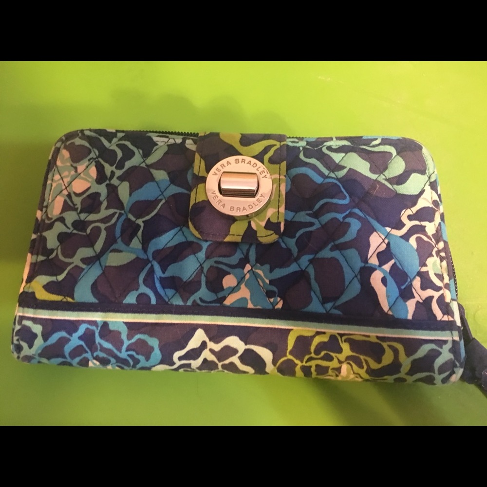 Vera Bradley Turn Lock Wallet.